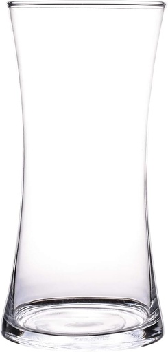 [HD3231] Vase 30X14Cm Glass Cylinder Tapered Clear Rvt2023-256