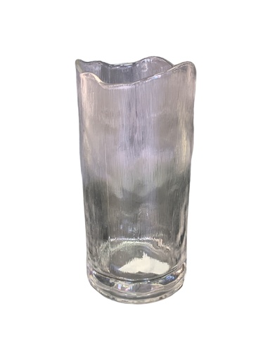 [HD3234] Vase 25X12Cm Glass Irregular Design Rvt2023-261