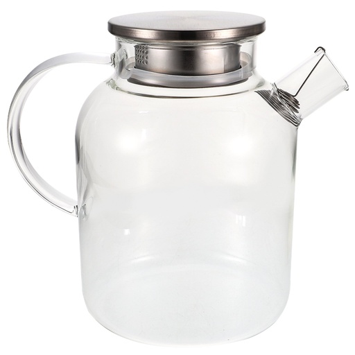 [GL2330] Teapot 1.8L Borosilicate Glass With Ss Lid Rvt2023-051