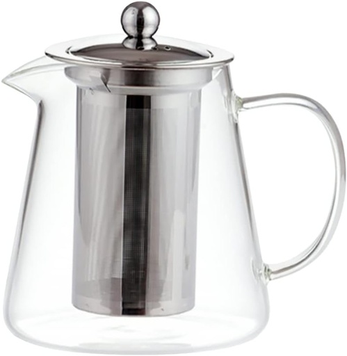 [GL2331] Teapot 1.35L Borosilicate Glass With Ss Lid & Infuser Rvt2023-052