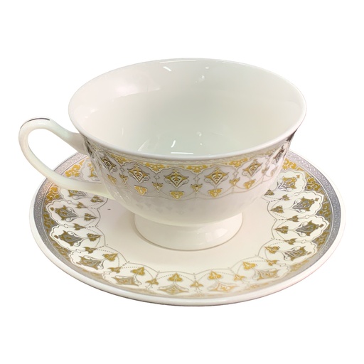 [D1549] Cup & Saucer Set 12pc Designer Collection RVT2023-288