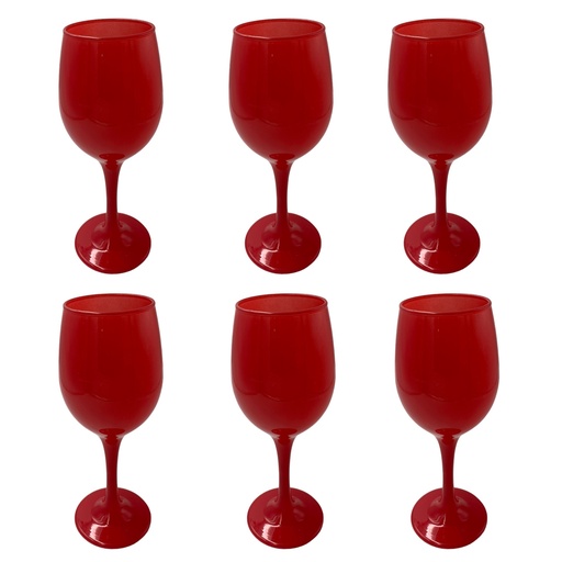 [AD01541] Wine Goblet 300ml Glass Solid Colours RVT2023-157/8/9