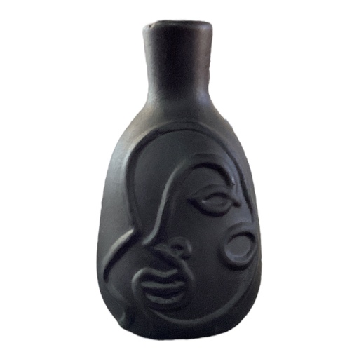 [AD01765] Vase AC 12x6cm Mini Bud Face Decal-Base