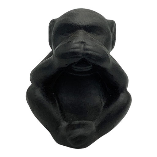 [AD04902] Decor Ornament 12x9x7cm Monkey Speak No Evil-Base
