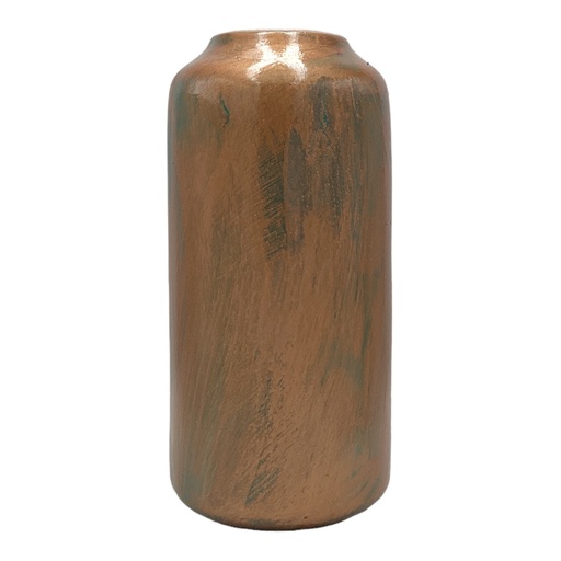 [AD05497] Vase AC 29x14cm Traditional Stem-Metallic