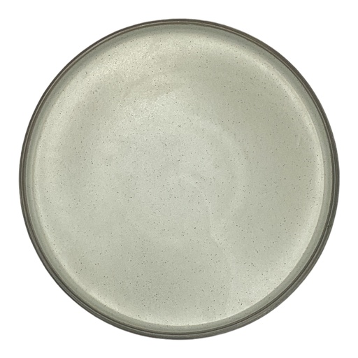 [AD06715] Plate 20.5cm Lipped Speckeled With Border 2307-106