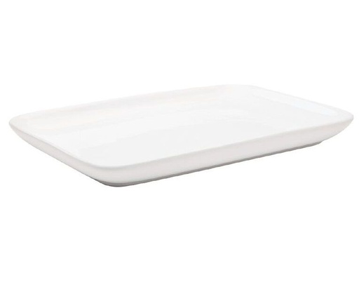 [AD06878] Platter 39.5x24.5x3cm White Porcelain 237-250