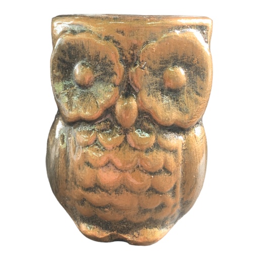 [AD07779] Decor Ornanament 10x7x8cm Owl Planter