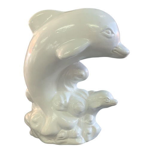 [AD07812] Decor Ornament 23x18x12cm Dolphine-Base