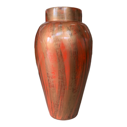 [AD07930] Vase AC 74x21x23cm Valencia-Metallic