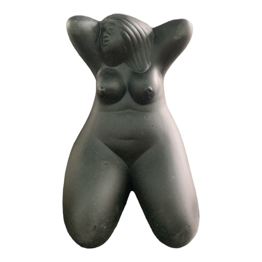 [AD08012] Decor Ornament AC 21x13x14cm Curvy Lady On Her Knees-Base