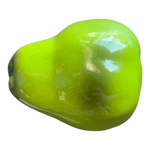 [AD08151] Decor Ornament 10x8cm Pear-Base