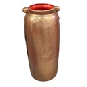 [AD08301] Vase AC 40x20cm Athena-Metallic