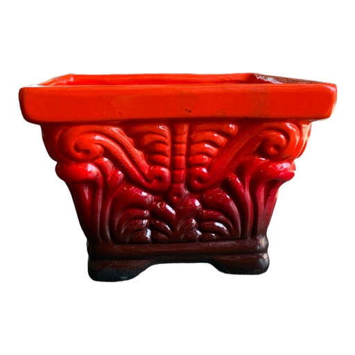 [AD08339] Planter 13x18x19cm Square Portobello-Base