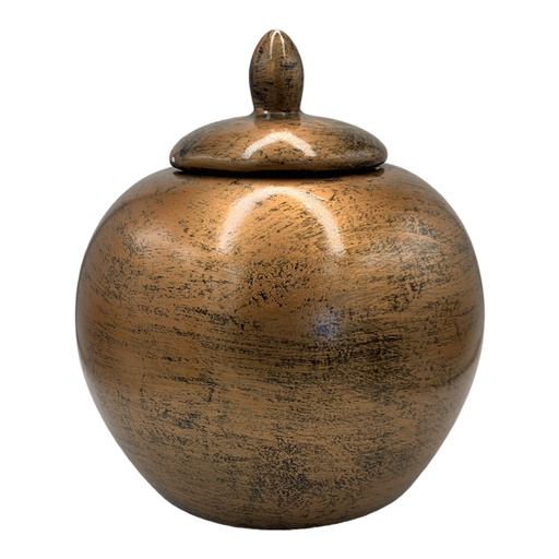 [AD08421] Jar 32x26cm Urban Jar-Metallic