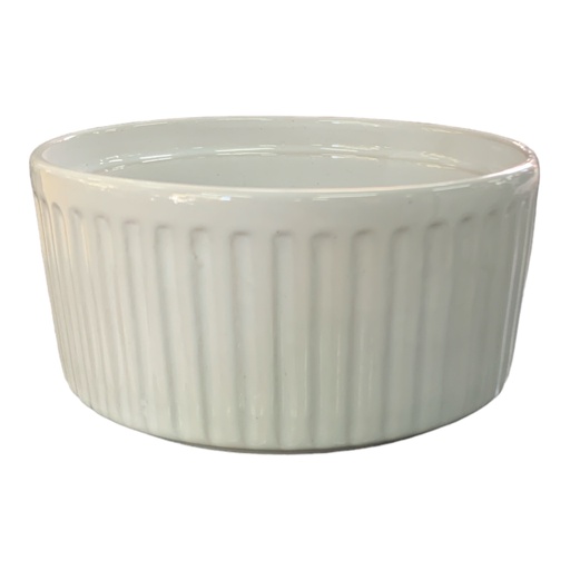 [AD08429] Ramekin 12x5cm White Porcelain Basics BW111