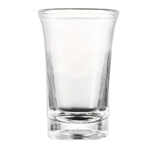 [AD08437] Shot Glass 30ml 6.5x4cm Clear TU513