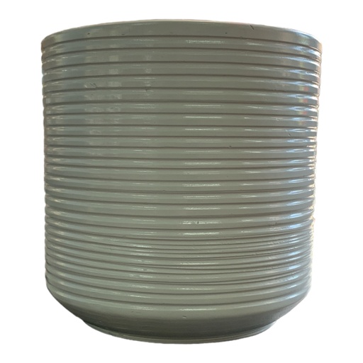 [AD08595] Planter 24x21cm Spiral Mid-Base