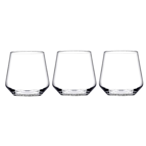 [AD09345] Whisky 3pc 345ml Allegra Glass 420184