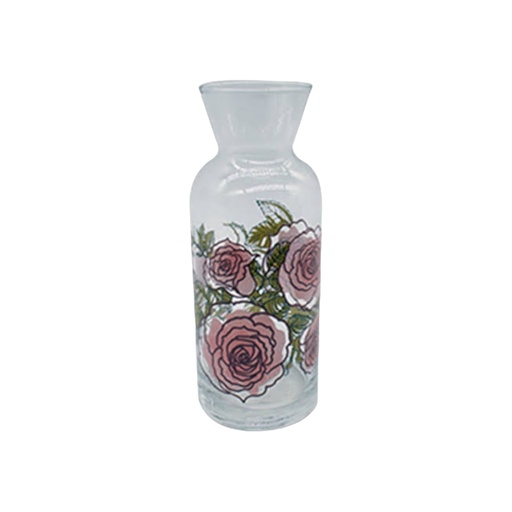 [AD09376] Carafe 500ml Village-Floral Print 40248