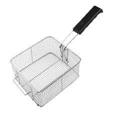 [AD09397] Basket 21x18.5x10.5cm With Handle For Fryer