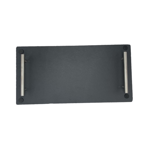 [AD09732] Serving Tray 40x20cm Slate with Handle HCS 30988